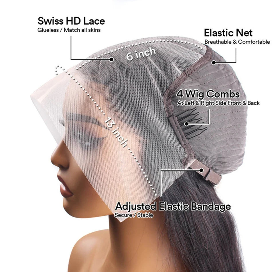 Curly Hd Lace Front Wigs
